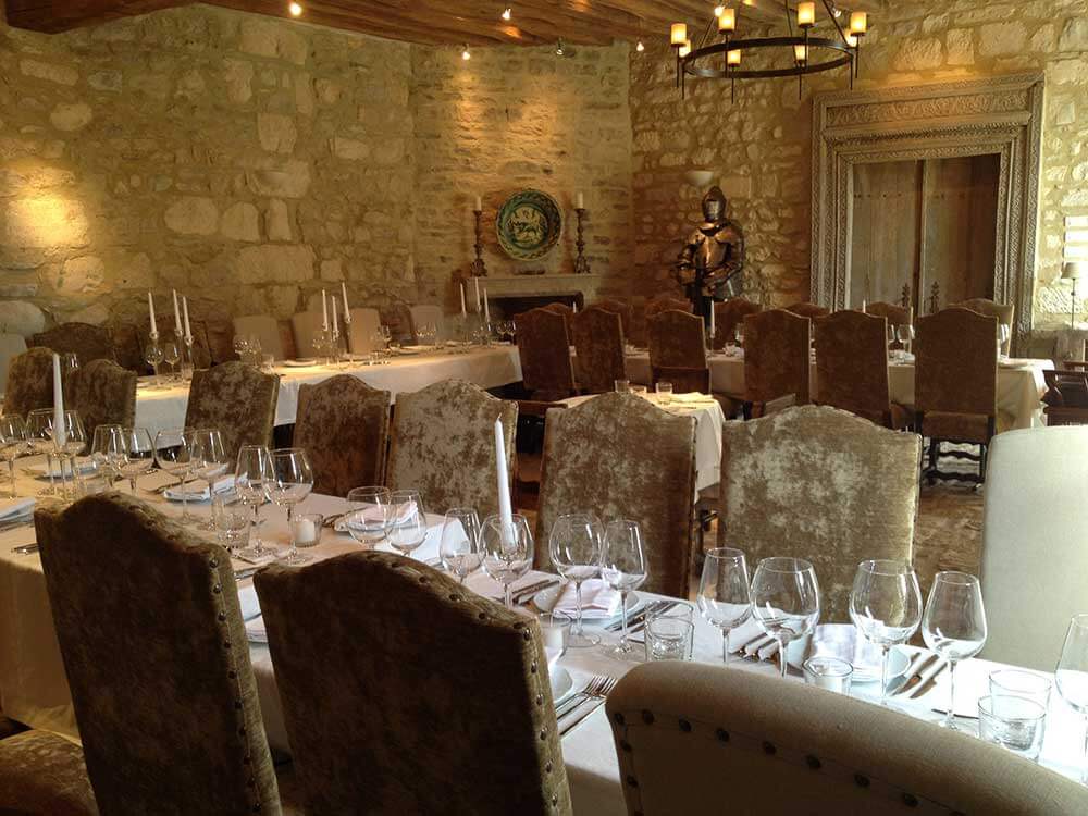 chateau de mailly reception dining room