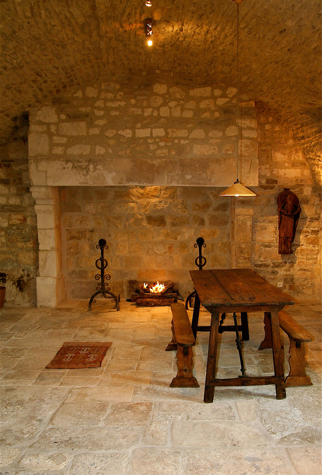 cave dining area